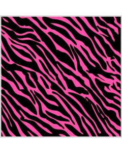 Chocolate Transfer Sheet Tiger Stripes Pink