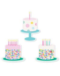 Edible Cupcake Toppers Birthday Cakes