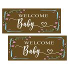 Chocolate Transfer Welcome Baby Bars