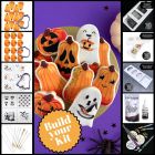 Halloween Pumpkins & Ghosts Cookie Kit