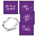 Baby Message Plaque Mesh Stencil Set 