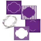 Message Plaque Borders Mesh Stencil Set