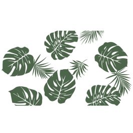 Avalon Tropical Leaves Double Barrel Mesh Stencil - Evil Cake Genius