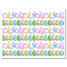 Icing Sheet Watercolor Bunny Hop - Evil Cake Genius