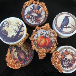 Satanic Icing Icing Sheet Victorian Halloween - Evil Cake Genius