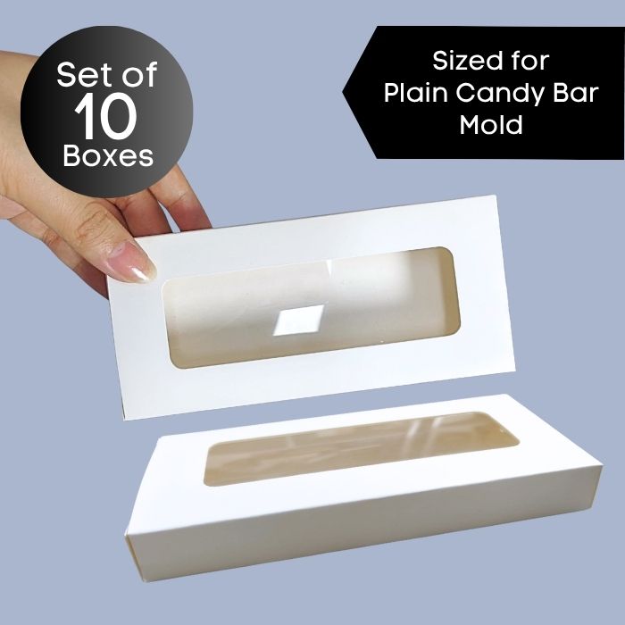 Plain Candy Bar Window Boxes 