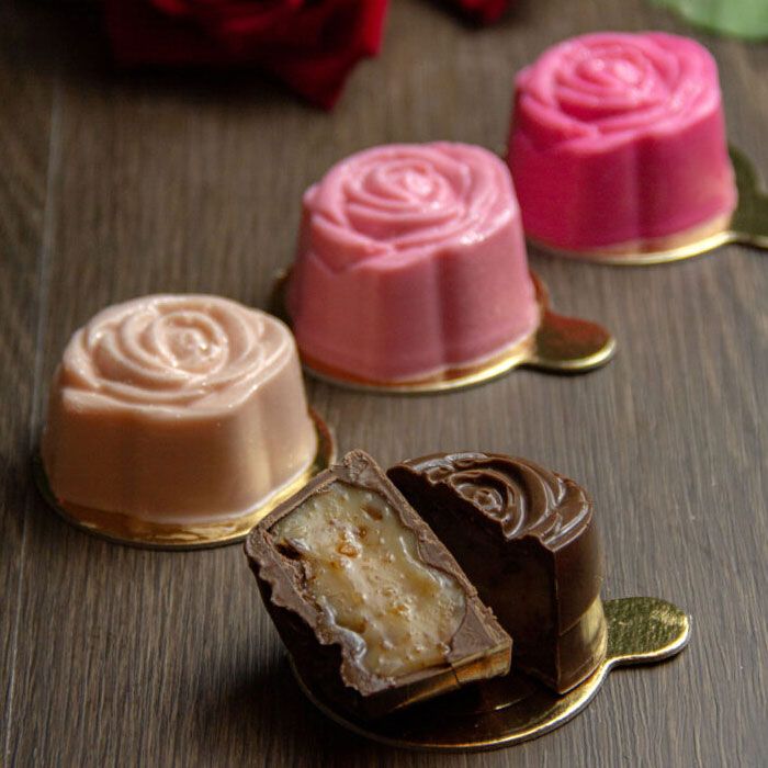 Rose Truffle 3 Part Chocolate Mold