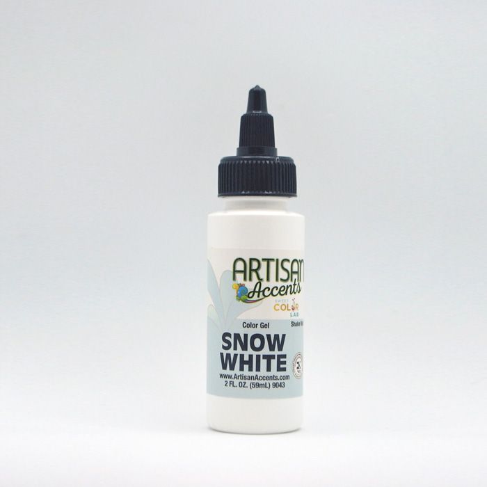 Artisan Accent Snow White Gel Color