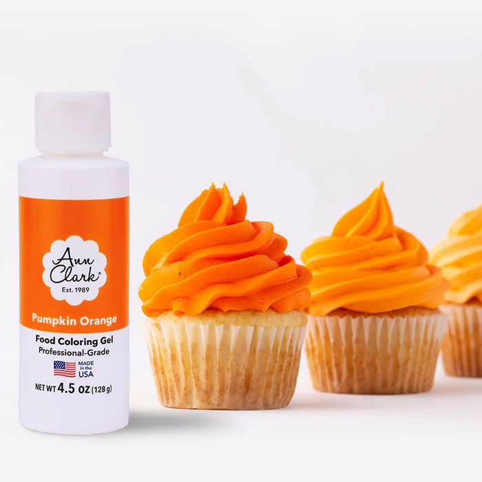 Pumpkin Orange Food Color Gel, Large 4.5 oz. 