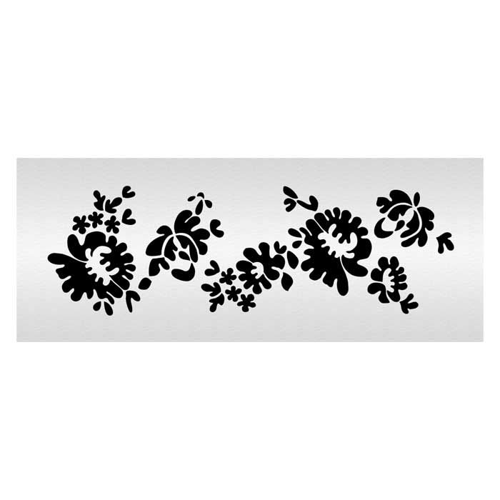 Alencon Lace Traditional Stencil SHORTENED