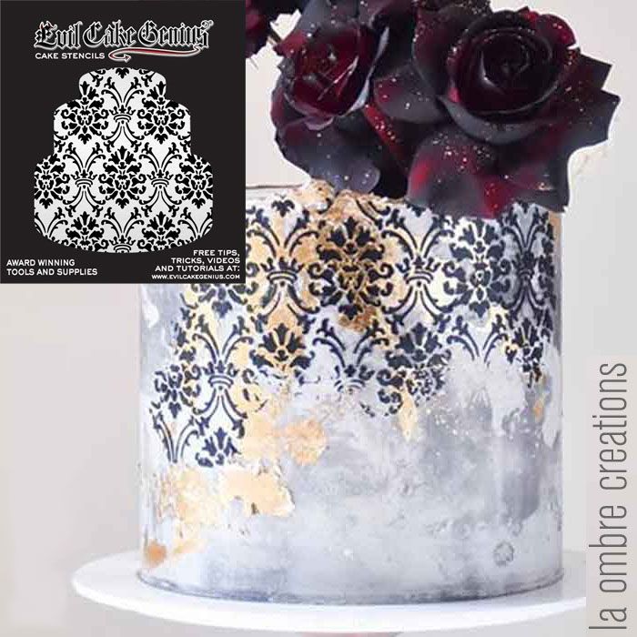 Alexandria Damask Stencil