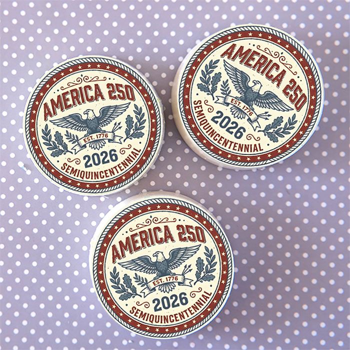 Icing Sheets America 250th Anniversary Cookie
