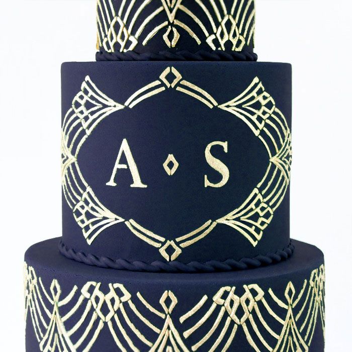 Art Nouveau Diamond Mix and Match Monogram Set