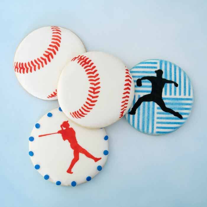 Baseball Mesh Stencil Set