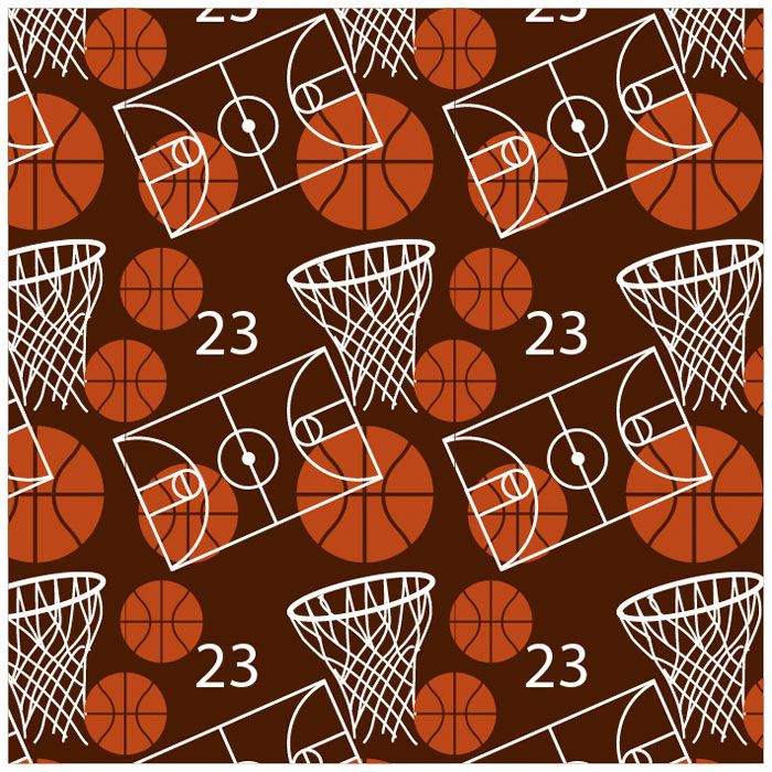 Chocolate Transfer Sheet Basketball