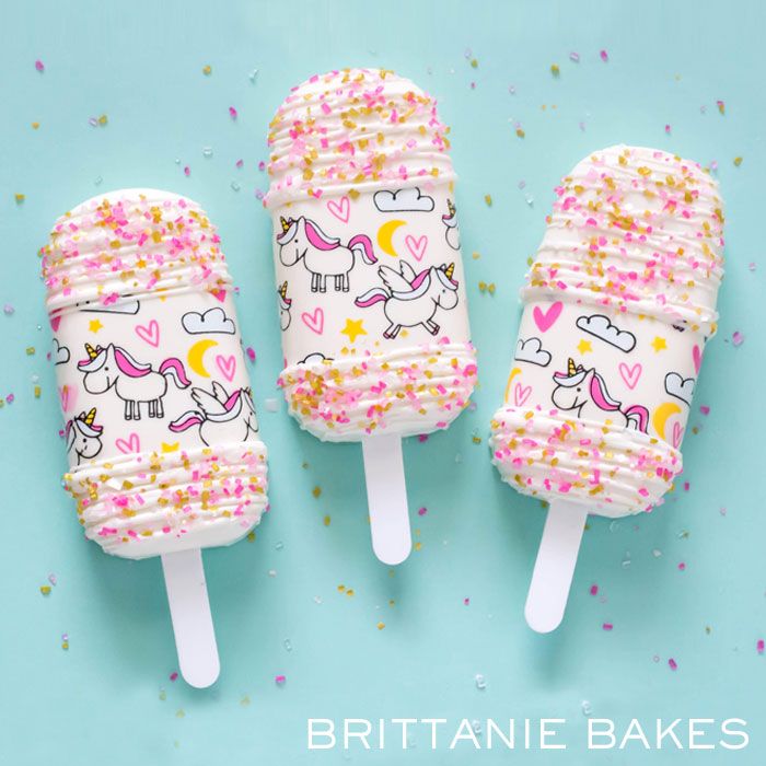 Chocolate Transfer Sheet Unicorn Squeeee