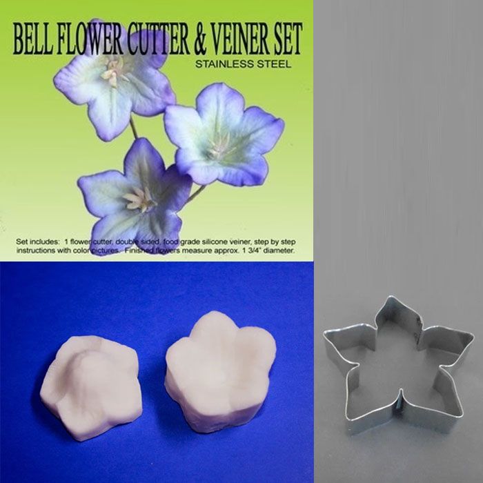 Cutter/Veiner Set Bell Flower