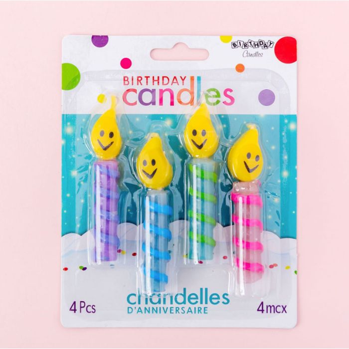 Smiling Birthday Candles