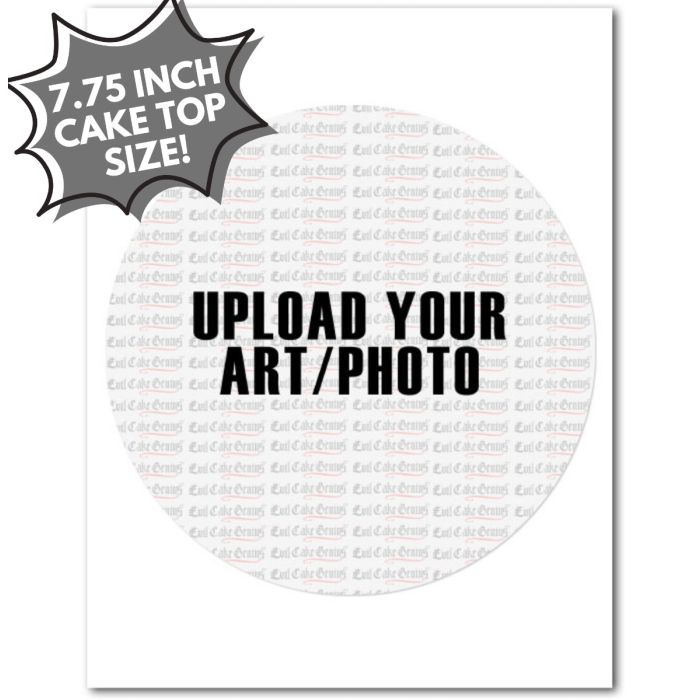 Customizable Blank Slate Cake-Size Icing Sheet