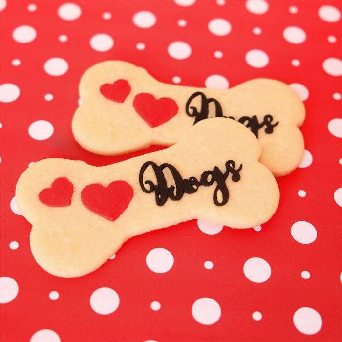 Dog Bone Cookie Stencil Set