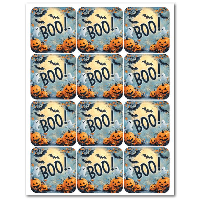 Icing Sheet Boo! Squares