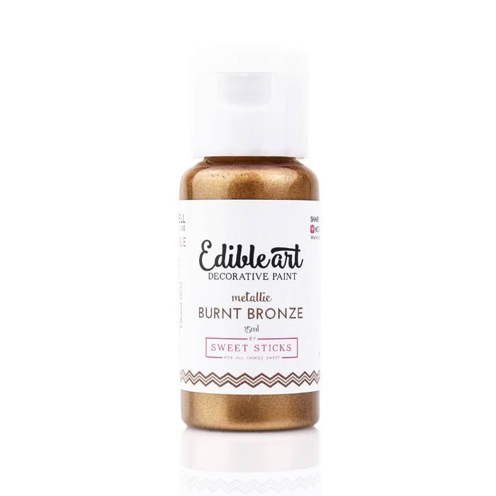 Edible Arts Metallic Burnt Bronze Paint-15ml