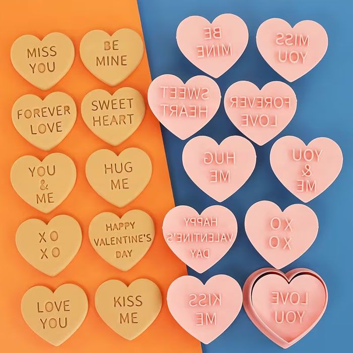 Cookie Embosser Set Conversation Hearts