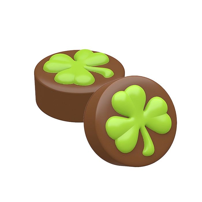 Chocolate Covered Oreo Mold Lucky Shamrock