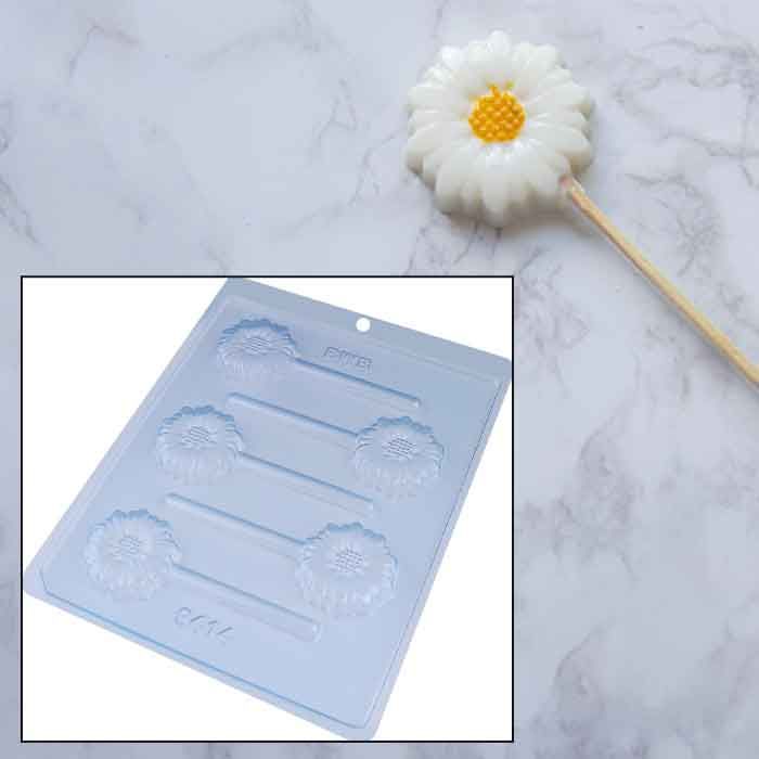Chocolate Mold Daisy Lollipop