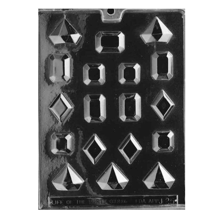 Chocolate Mold Jewels Large