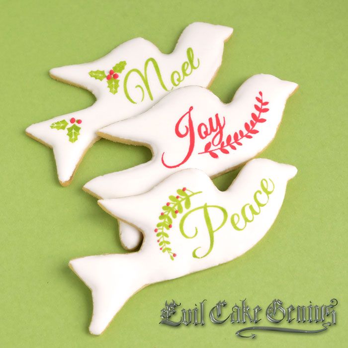 Christmas Doves Mesh Stencil Set