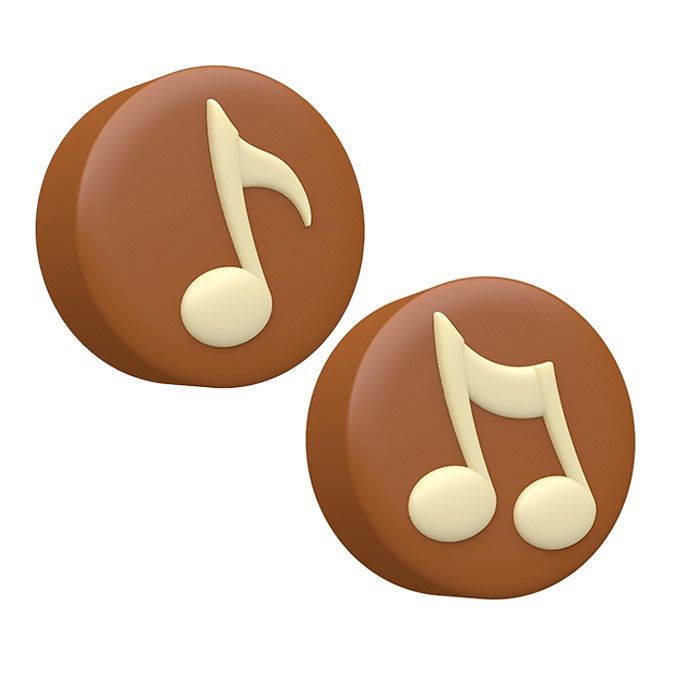 Chocolate Covered Oreo Mold Music Notes