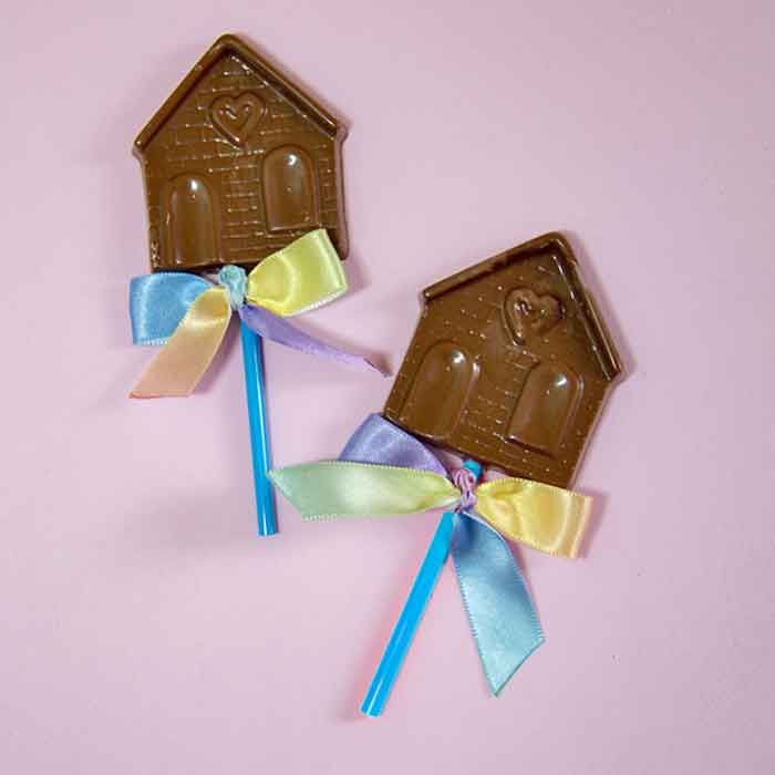 Chocolate Mold House Lollipop