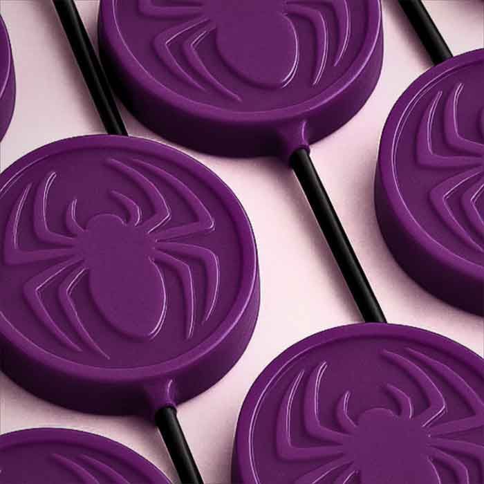 Chocolate Mold Spider Lollipop 