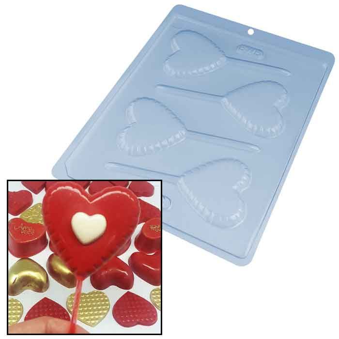 Chocolate Mold Heart Lollipop