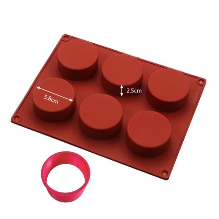 Silicone Chocolate Covered Cookie Treat Set