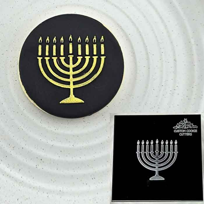 Cookie Debosser Menorah