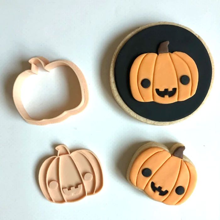 Cookie Embosser Set Halloween Pumpkin