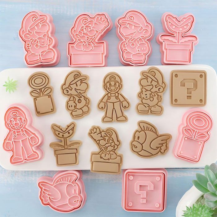 Mario Cookie Cutter and Embosser Set