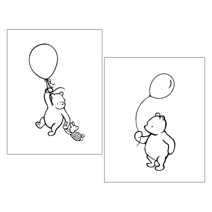 Classic Pooh Mesh Stencil Set