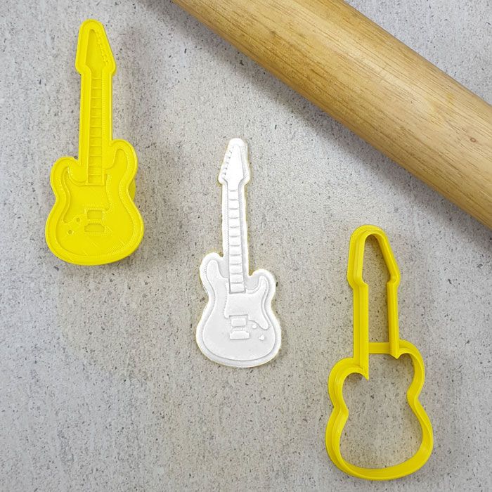 Cookie Embosser Set Electric Guitar