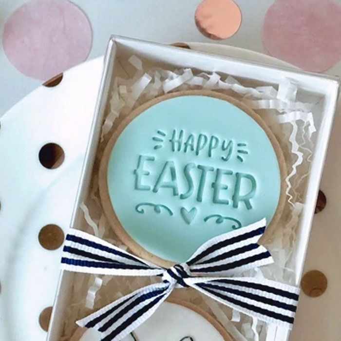 Cookie Embosser Happy Easter Love