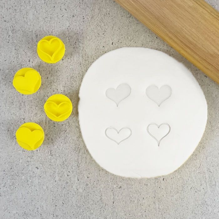 Cookie Embosser Set Hearts