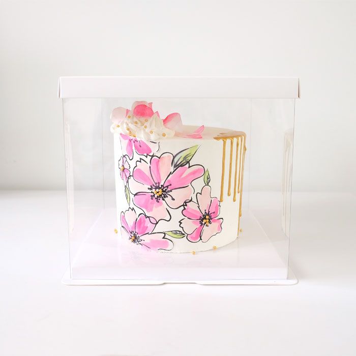 Crystal Clear Cake Box 10 Inch