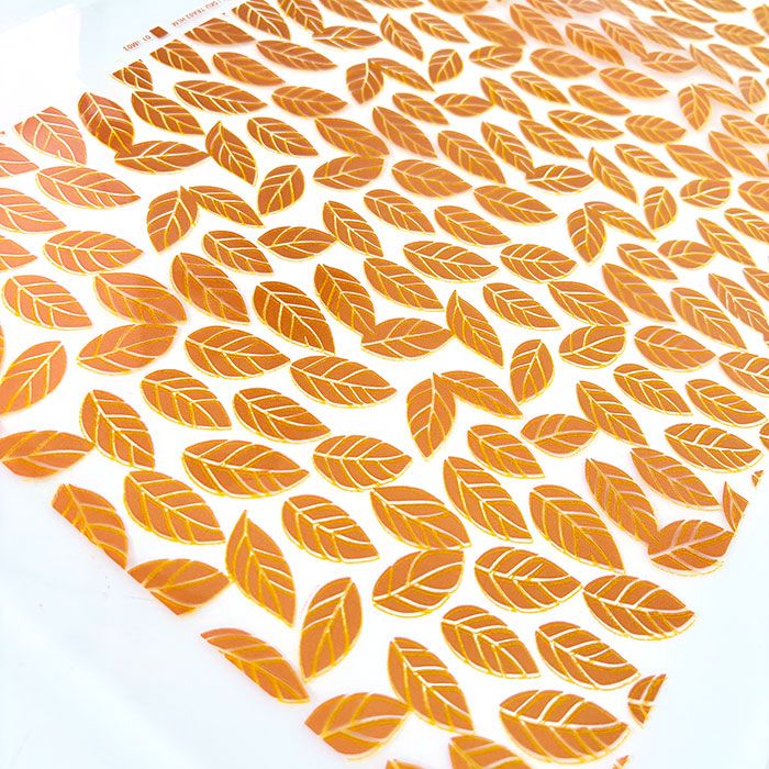 Chocolate Transfer Harvest Leaves