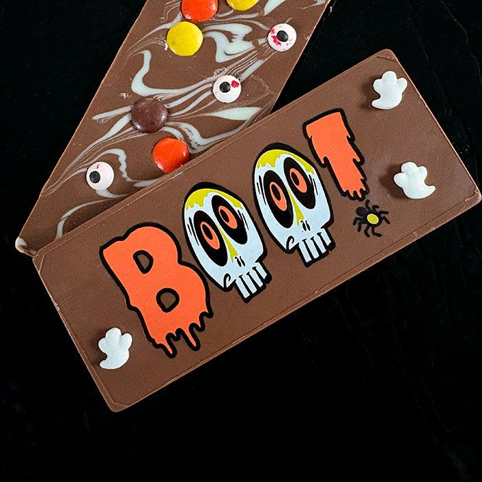 Chocolate Transfer Sheet Boo Bar