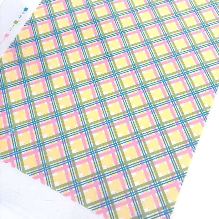 Chocolate Transfer Easter Plaid