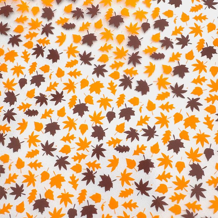 Chocolate Transfer Sheet Falling Leaves