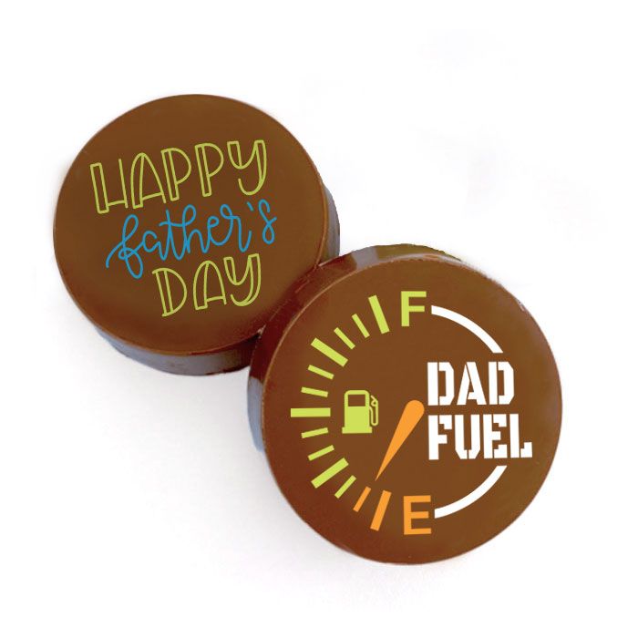 Chocolate Transfer Sheet Father's Day Rounds