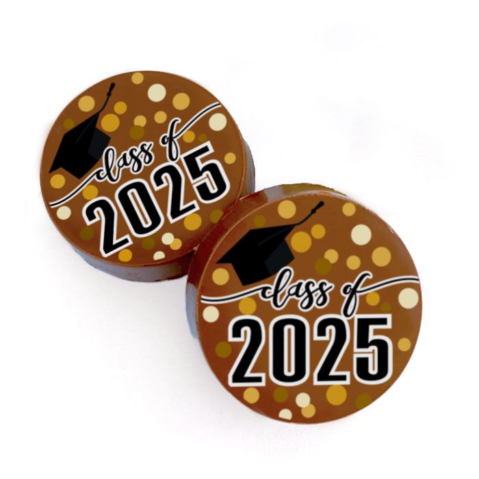 Chocolate Transfer Sheet Graduation Rounds